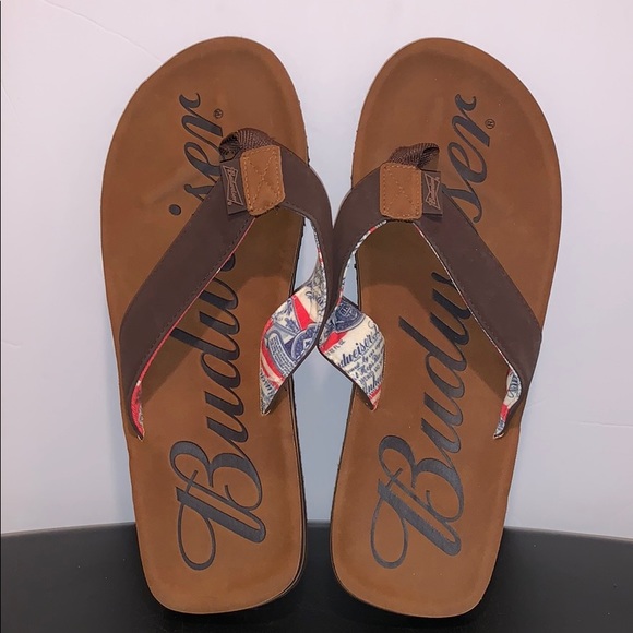 budweiser flip flops